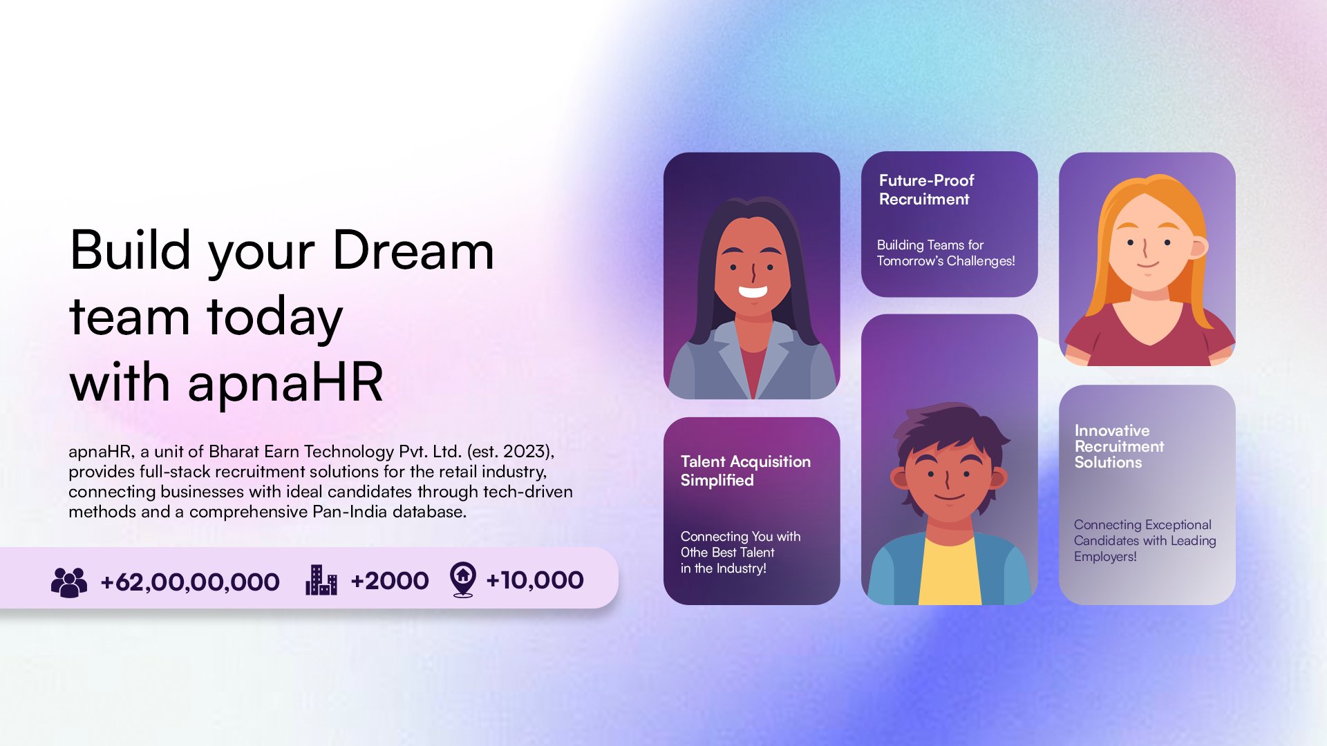 Build your Dream Team today with apnaHR